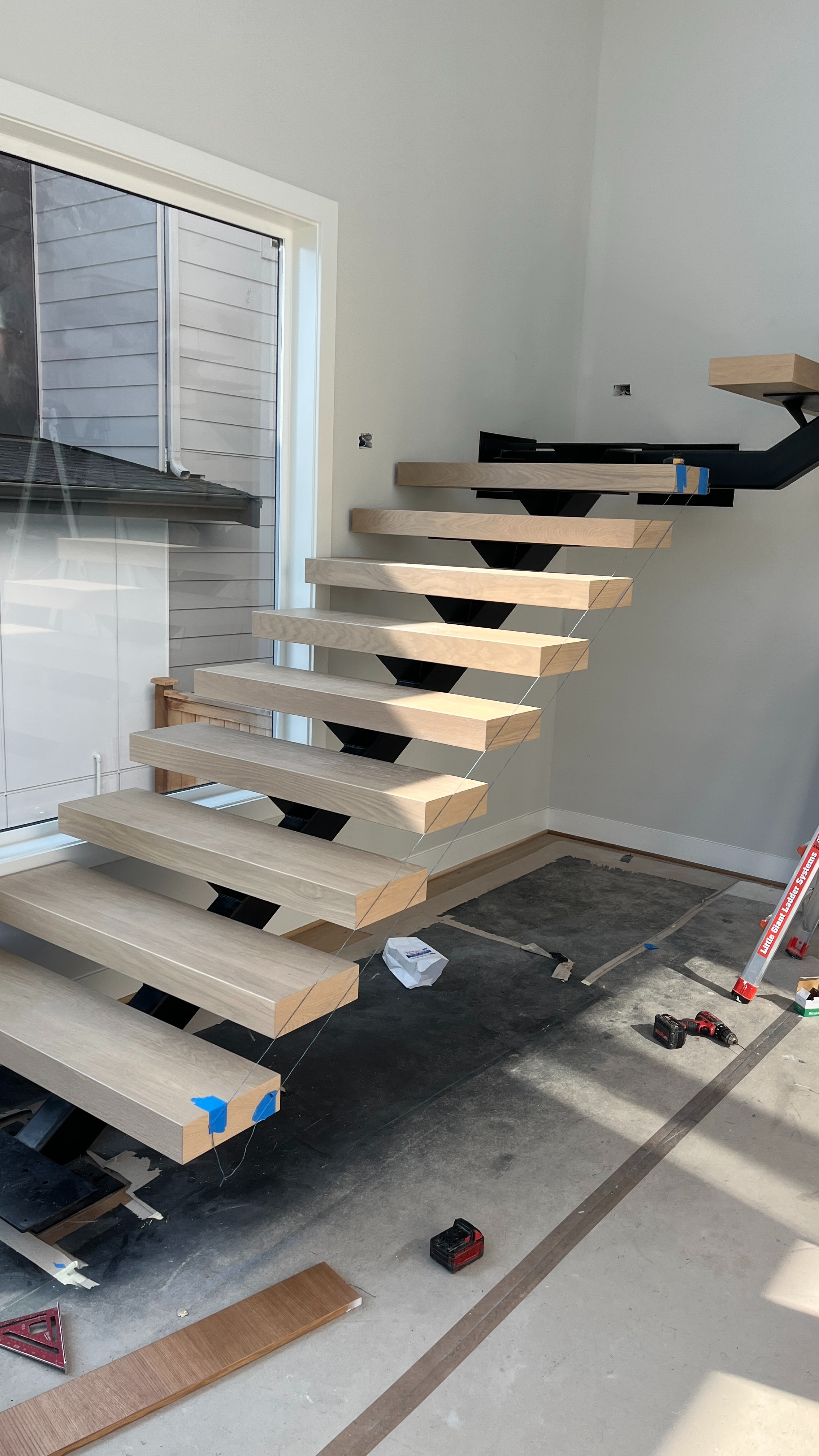 Floating Oak Staircase