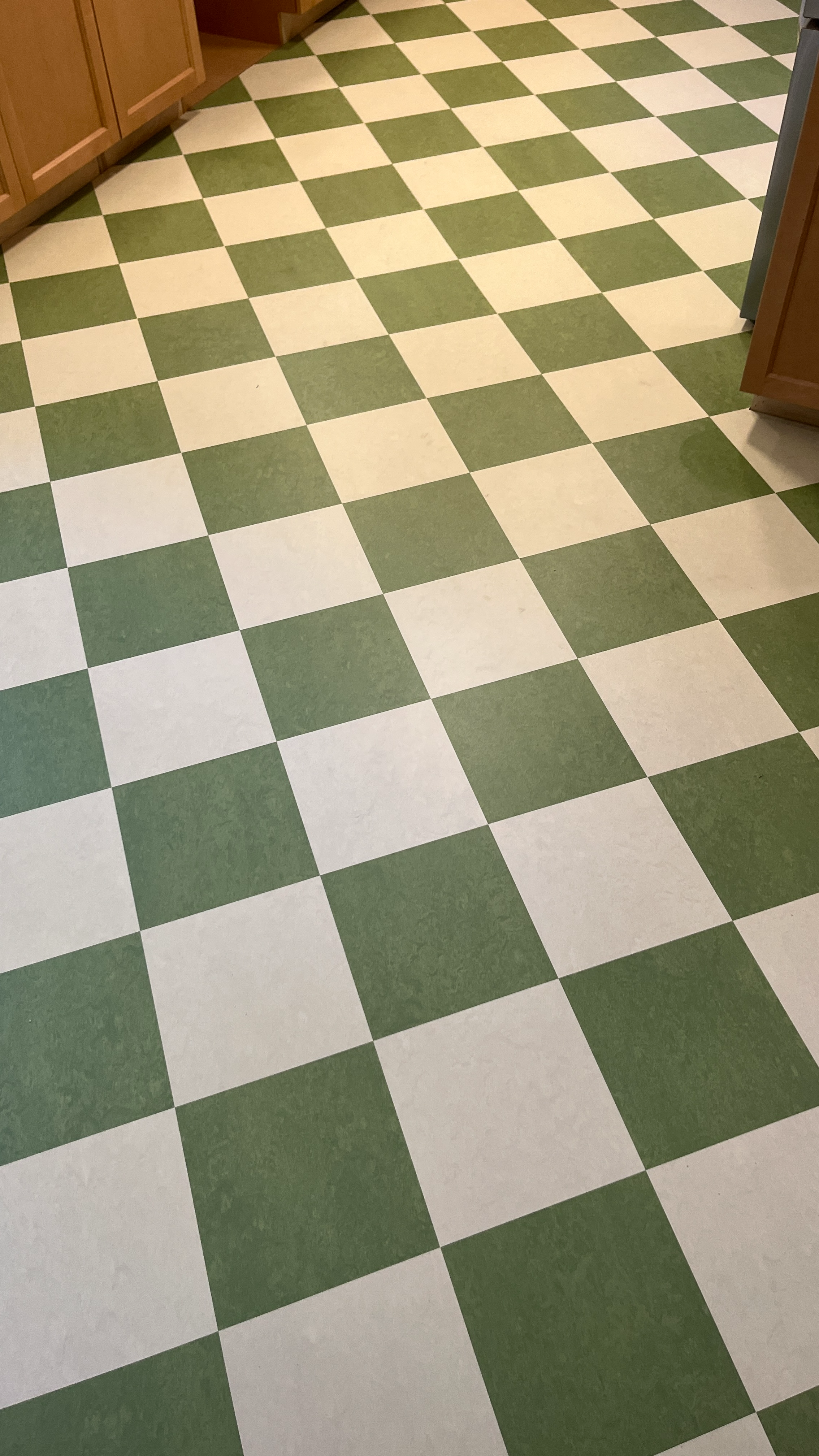 Retro Checkerboard Kitchen